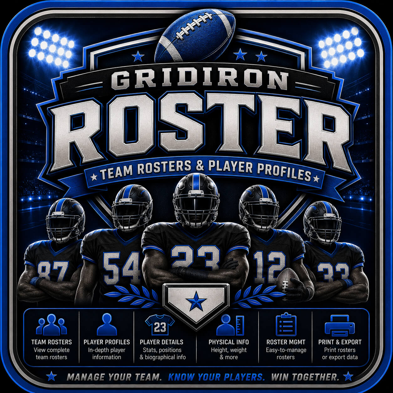 Gridiron Roster Module