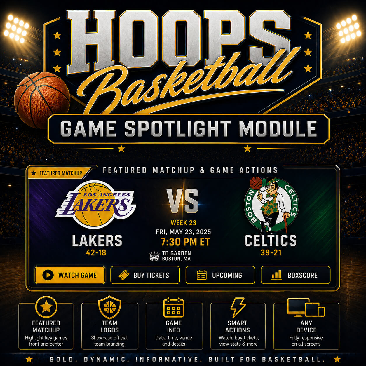 Hoops Game Spotlight Module