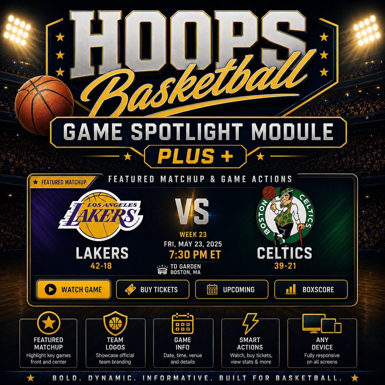 Hoops Game Spotlight Plus Module