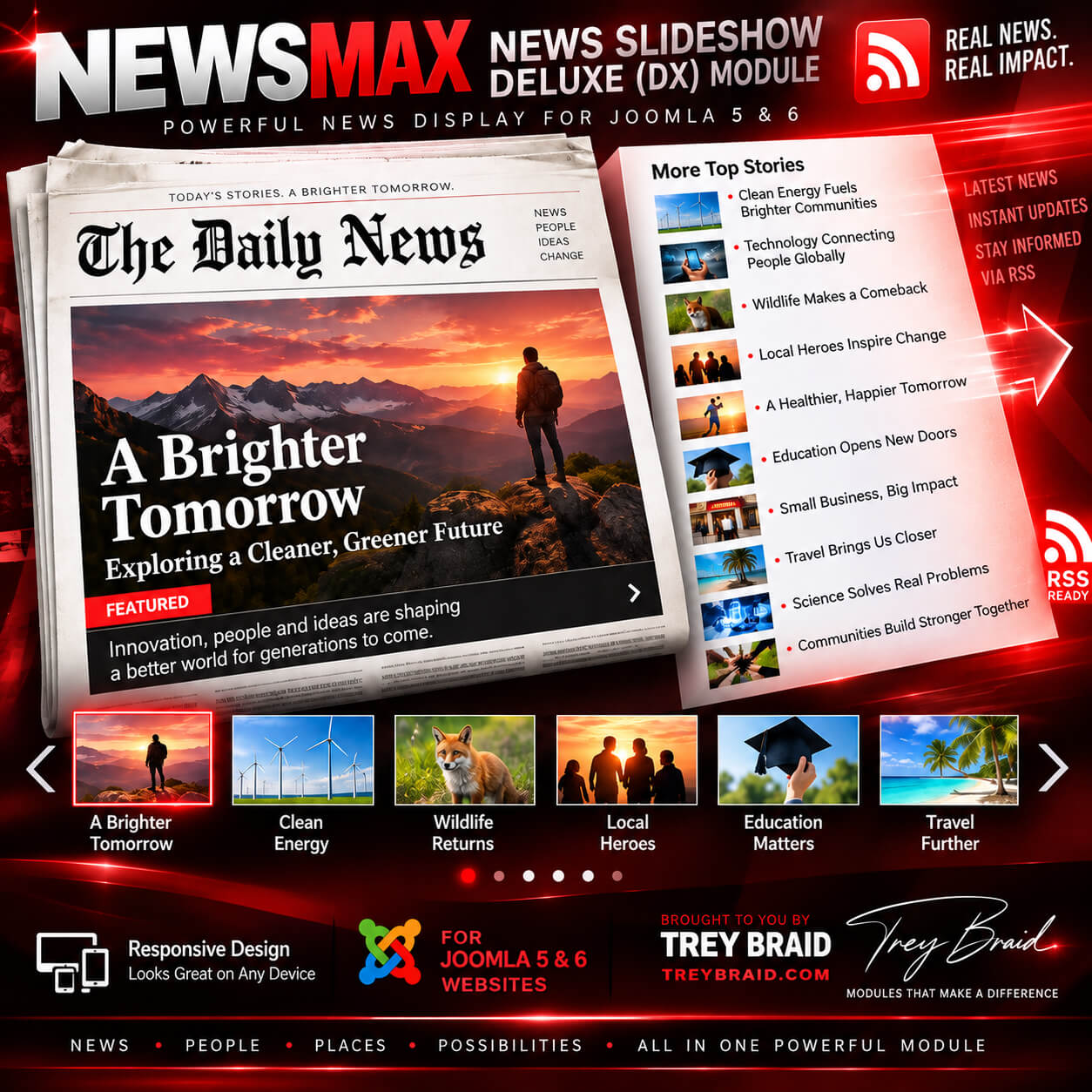 Newsmax News Slideshow DX