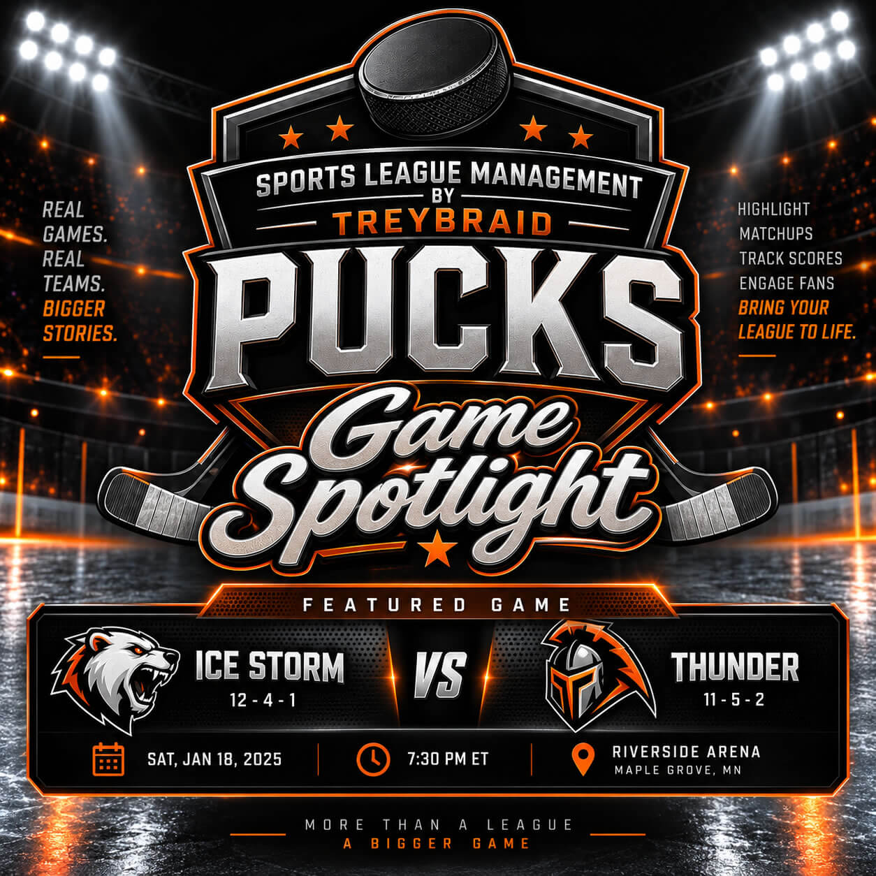 Pucks Game Spotlight Module