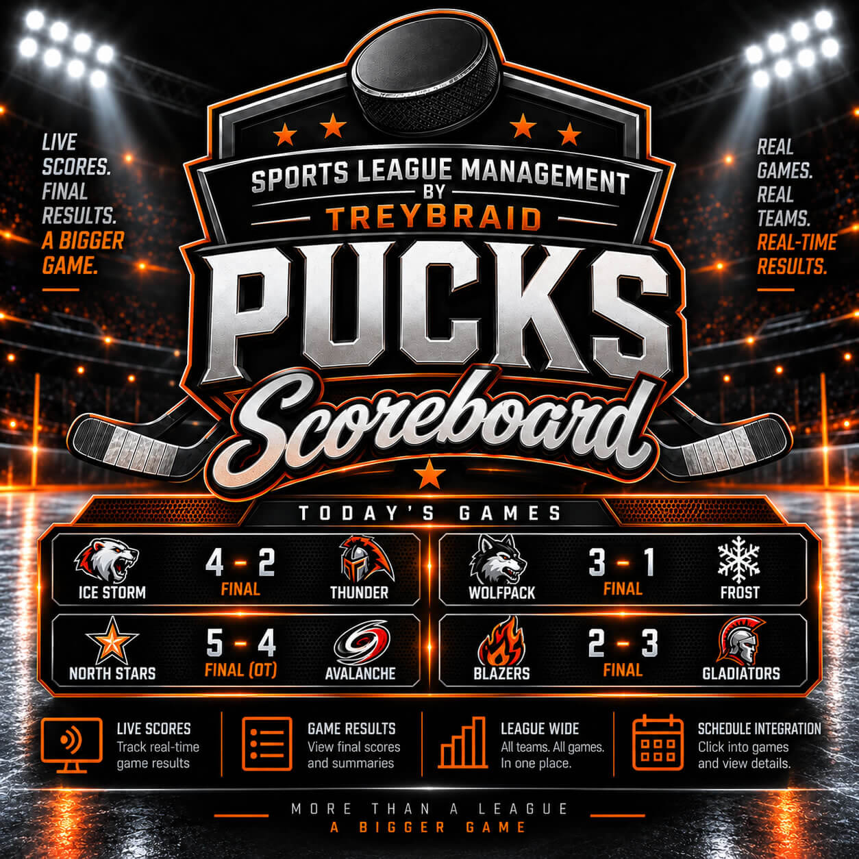 Pucks Scoreboard Module